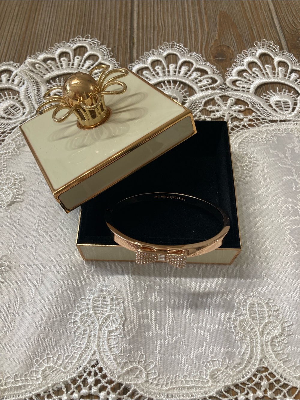 Rose gold Kate spade ready set bow bracelet - Picture 11 of 11